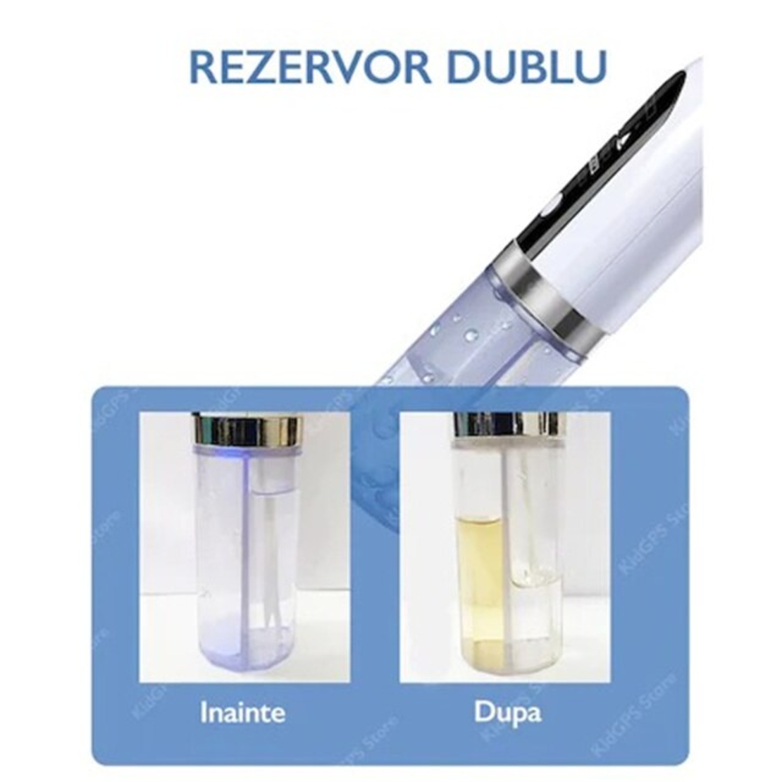 Aparat de Hidro Dermabraziune Neo™ Hidra Premium, pentru hidratare si curatare, indepartare puncte negre, incarcare USB, 3 moduri, 6 capete, Alb