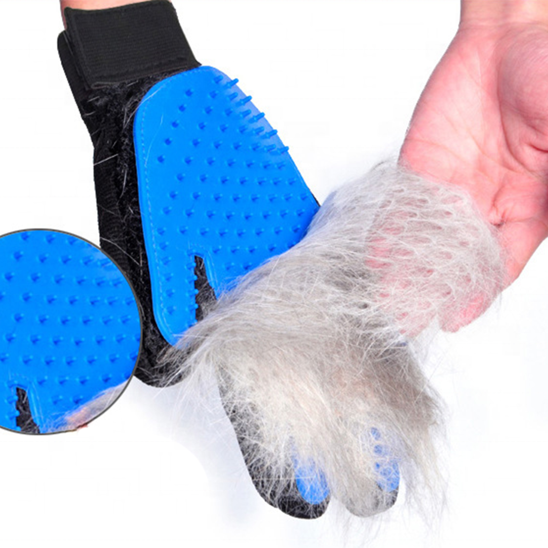 Manusi pentru Periat si Masat Animale de Companie, Set