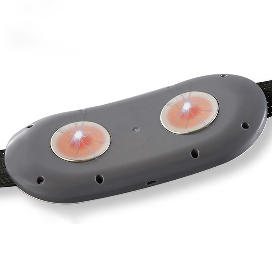 Centura Masaj cu electrostimulare si infrarosu, Neo™ Premium, cu 5 programe de masaj si 18 niveluri de intensitate, pentru slabit, tonifiere si masaj abdomen, fese, coapse, spate
