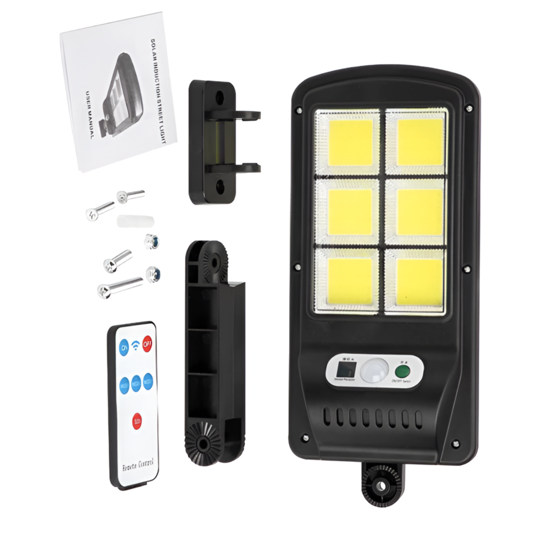 Lampa LED cu Incarcare Solara de Perete, 96 LED-uri, Neo™