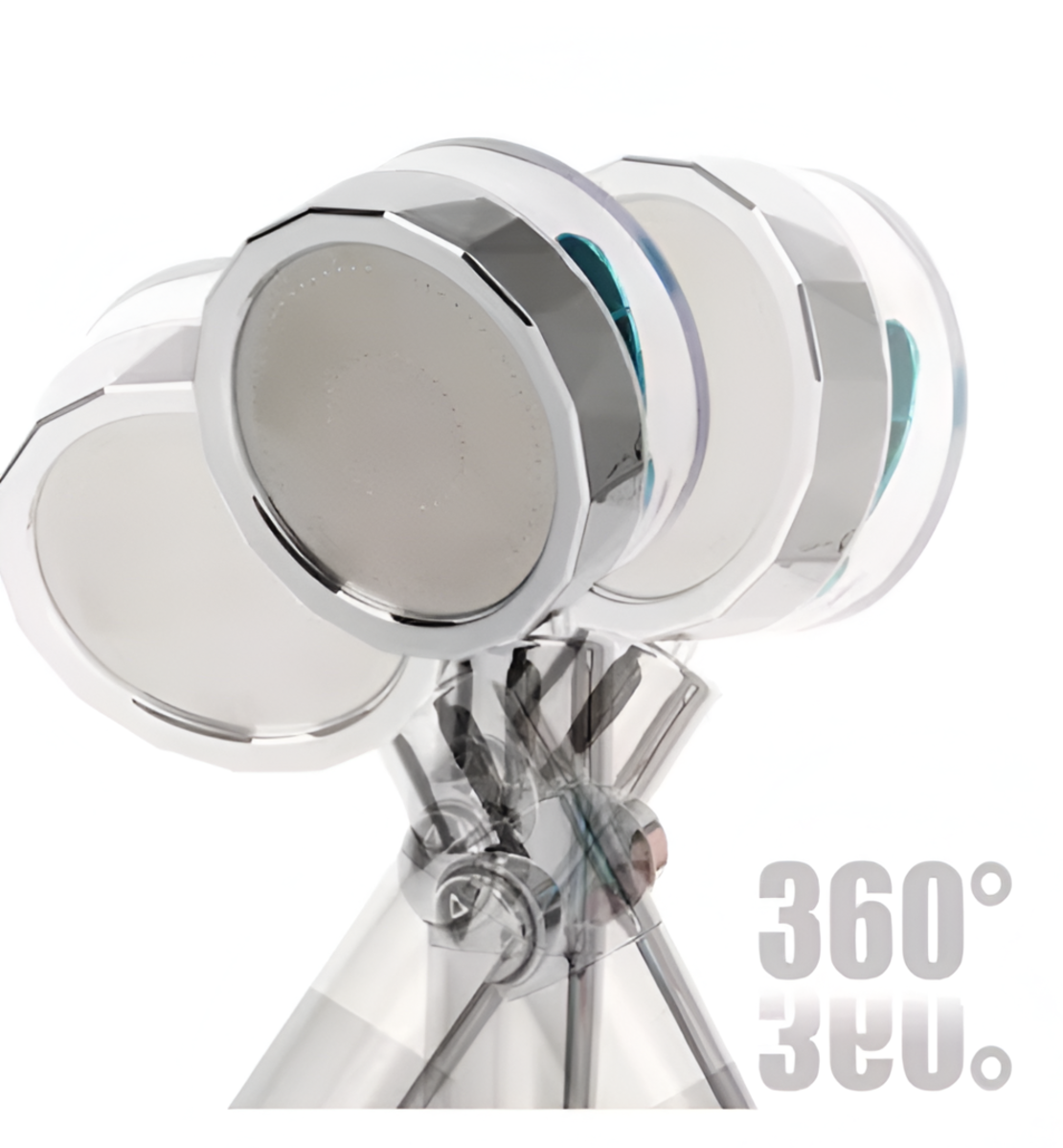 Cap de Dus cu Presiune Neo™, 360°, turbo Incorporat, Presiune reglabila, Albastru
