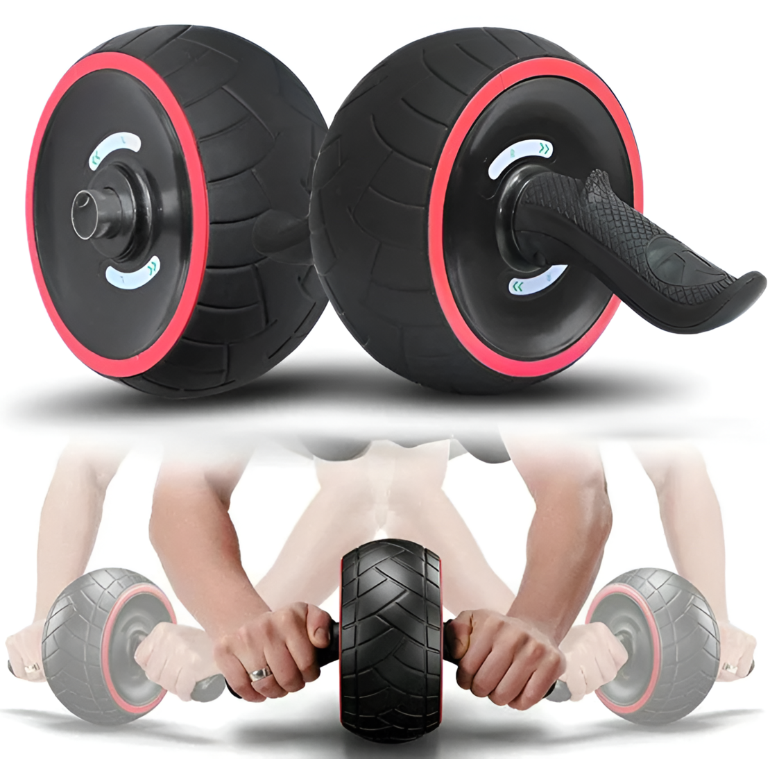 Roata de Fitness NEO™, pentru Abdomene, Flotari