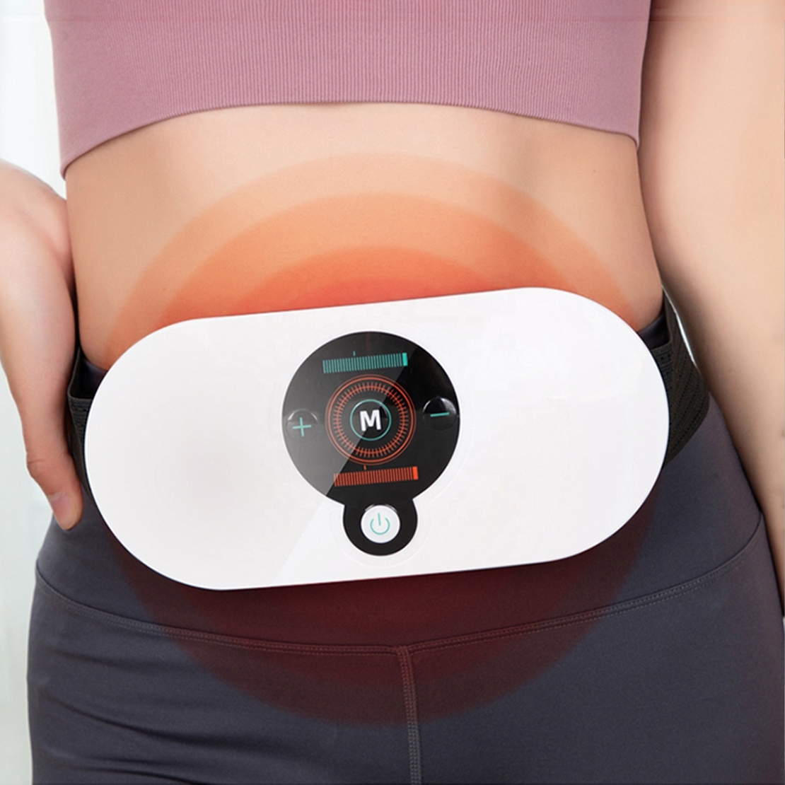 Centura Masaj cu electrostimulare si infrarosu, Neo™ Premium, cu 5 programe de masaj si 18 niveluri de intensitate, pentru slabit, tonifiere si masaj abdomen, fese, coapse, spate