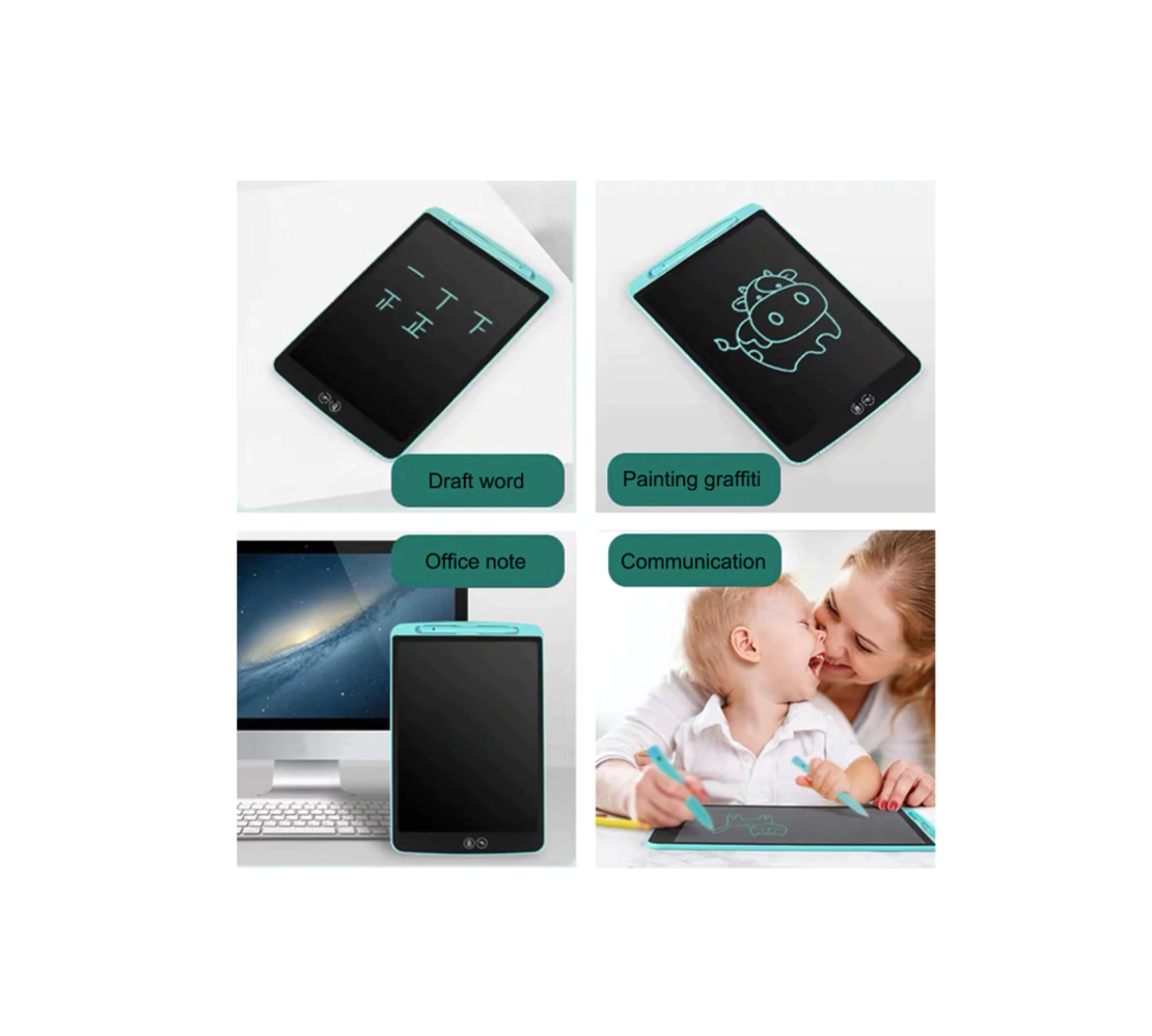 Tableta LCD de Scris si Desenat pentru Copii, 10.5 inch, Albastru, Neo™