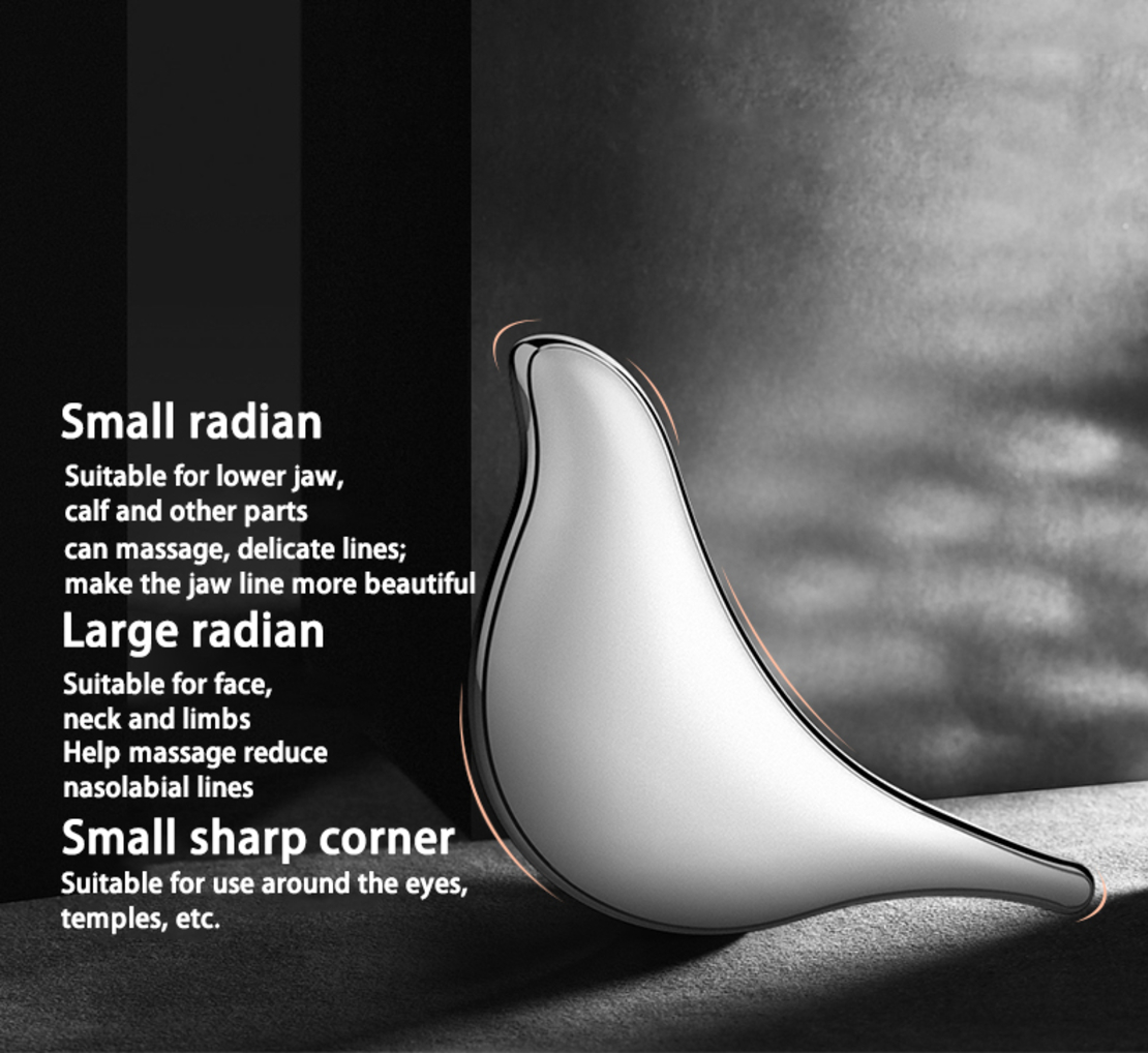 Aparat de ingrijire faciala prin masaj si lifting Neo™, V Shape, cu trepte de caldura, forma aerodinamica, gri