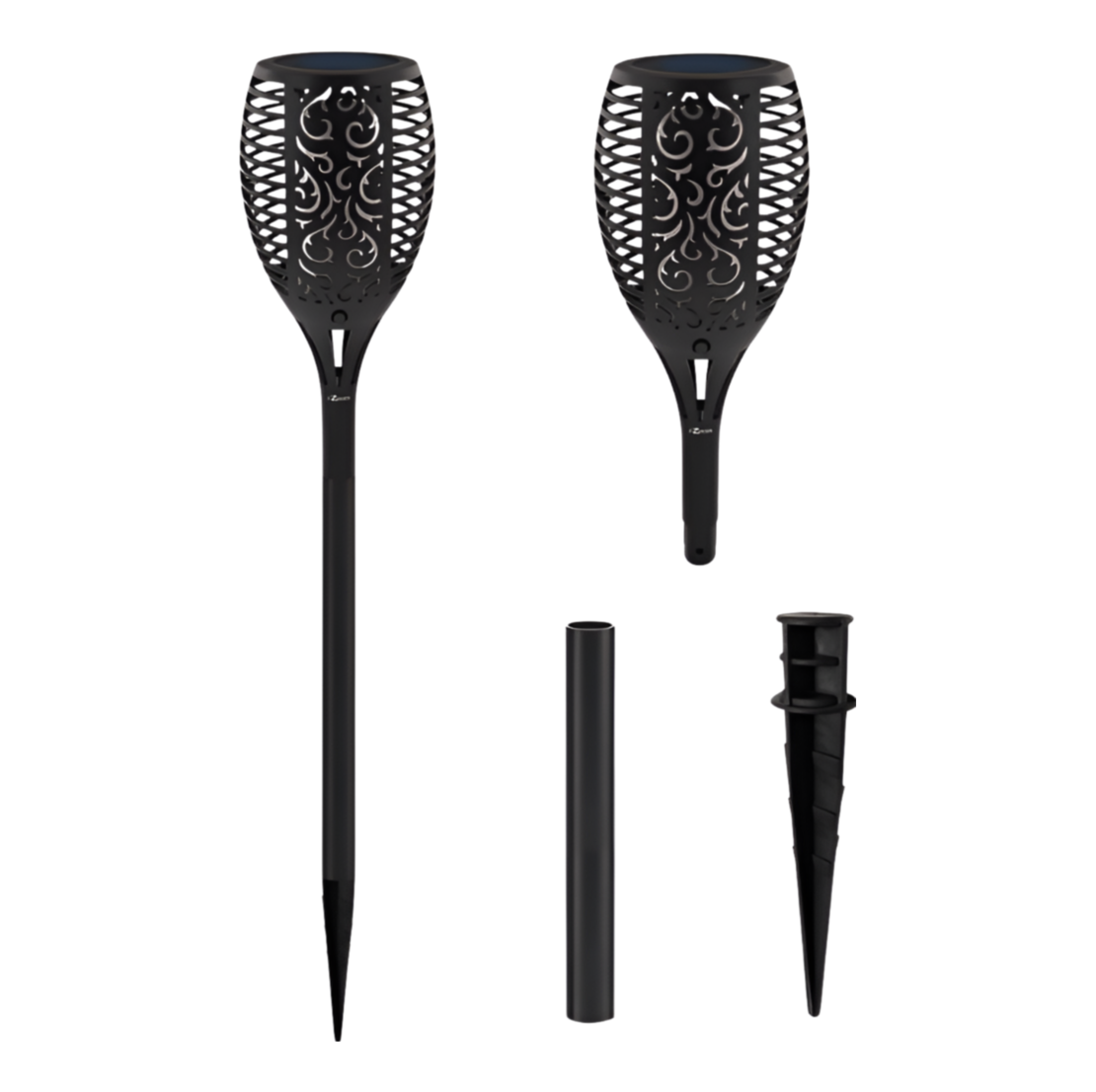 Set 2 buc Torta LED Solara Neo™, Efect de Flacara
