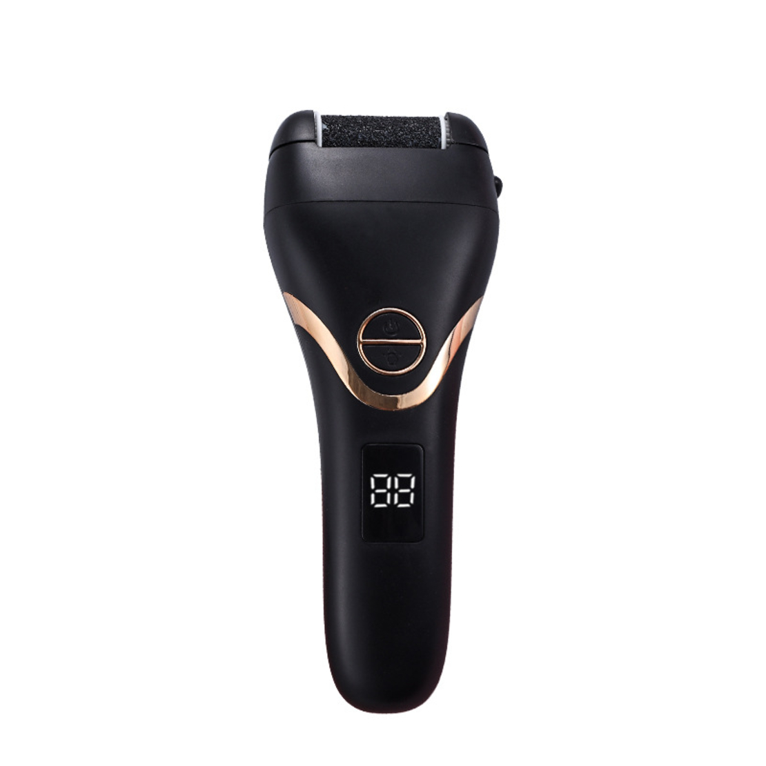 Pila electrica cu afisaj digital pentru picioare, cu lanterna, cu kit profesional 22 in 1, reincarcabila USB, rezistent la apa, aparat electric pentru indepartarea calusuri cu 3 capete role 2 viteze
