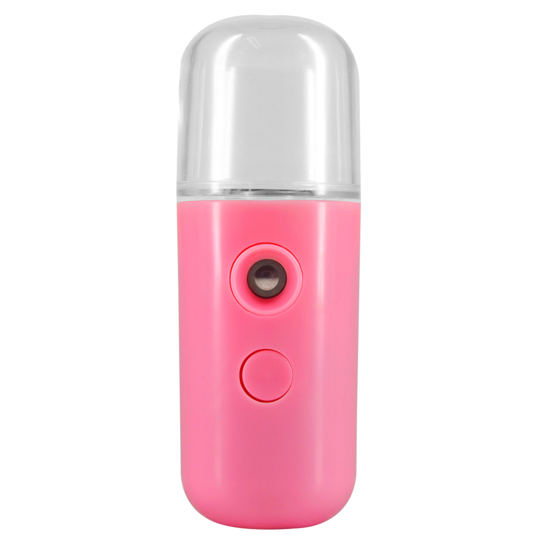 Pulverizator Mini Spray Neo Nano Premium, hidratare corp si ten, Curatare faciala profunda, Portabil, Incarcare USB, 30 ml, mini, Roz