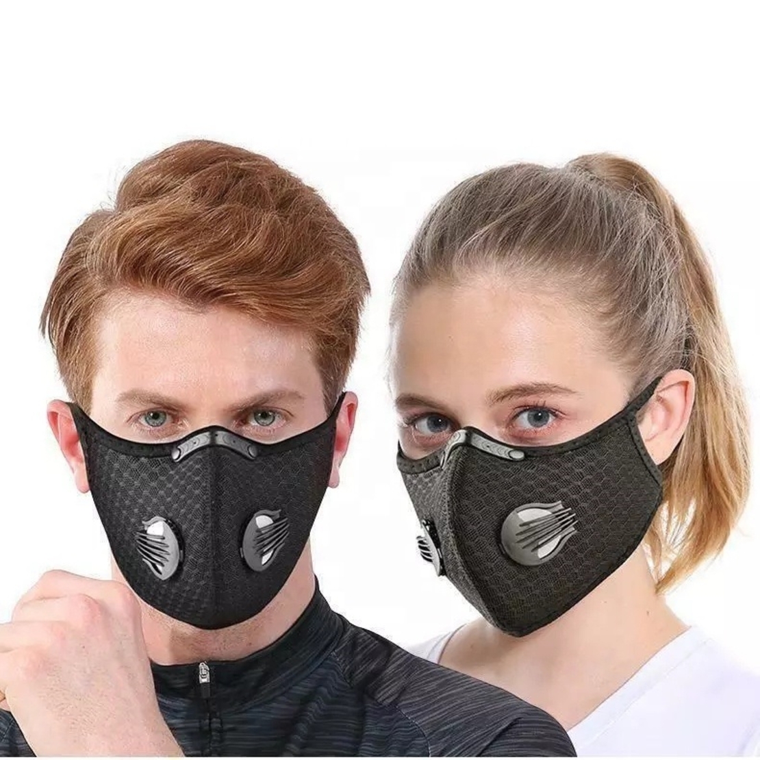 Masca de protectie textila cu filtru, detasabil, reutilizabila, Neo Tex Filter, Neagra