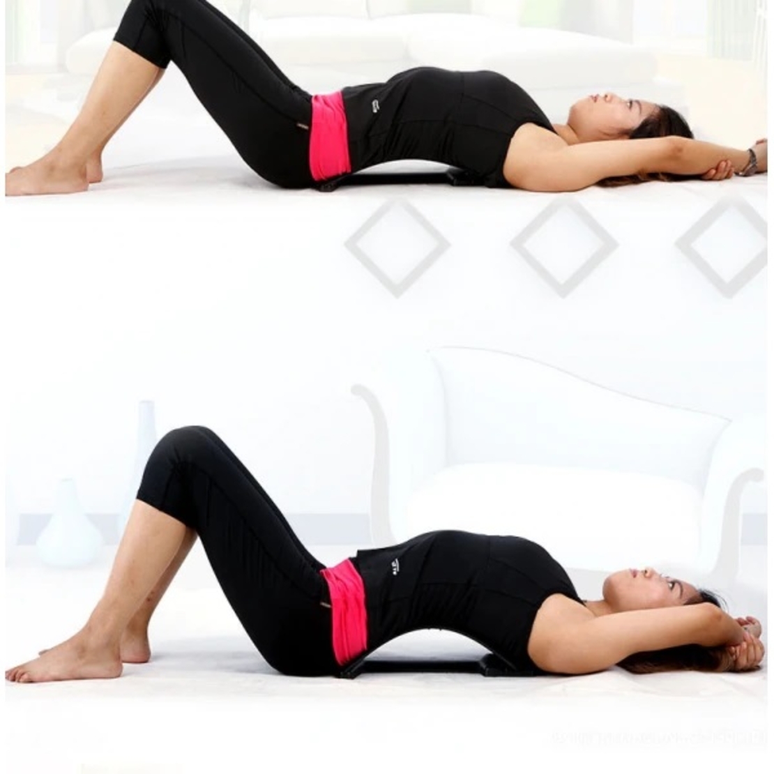 Dispozitiv de Masaj Lombar Neo™ cu Functie de Presopunctura si Stretching maxim 150 kg, Mov