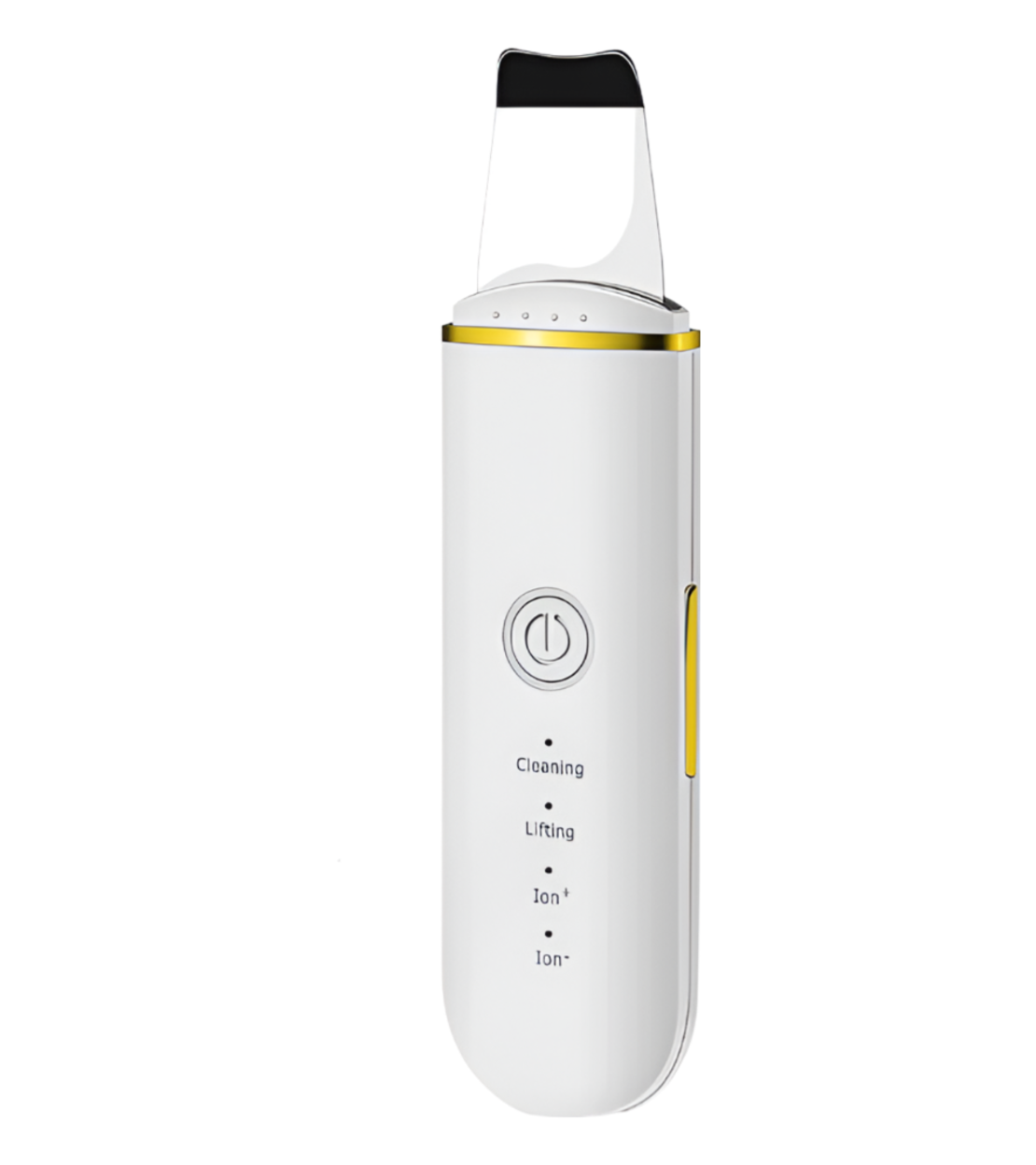 Aparat de curatare faciala cu ultrasunete NEO™, lifting ten, skin scrubber, indepartare puncte negre, hidratare, peeling, Alb