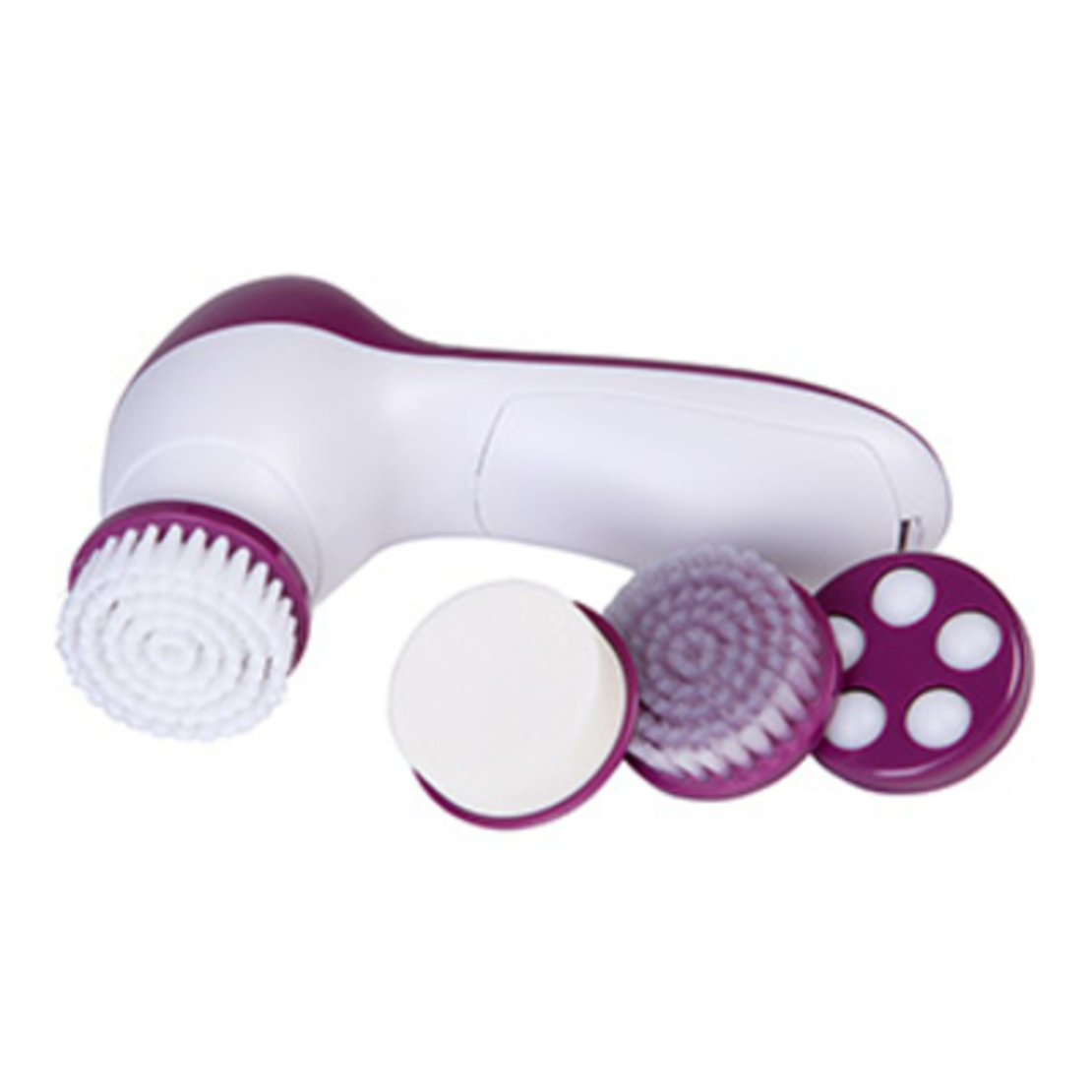 Perie de masaj si curatare faciala Dr.Fuchs Cosmetics, 4 atasamente