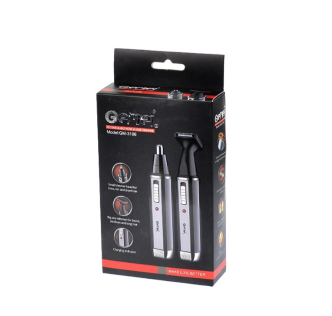Trimmer Neo™ pentru Nas si Urechi GM-3106, 3W, Argintiu