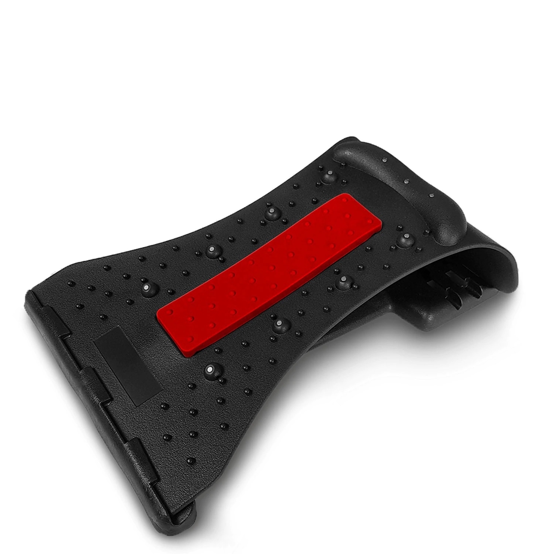 Dispozitiv de Masaj Lombar Neo™ cu Functie de Presopunctura si Stretching maxim 150 kg, Rosu