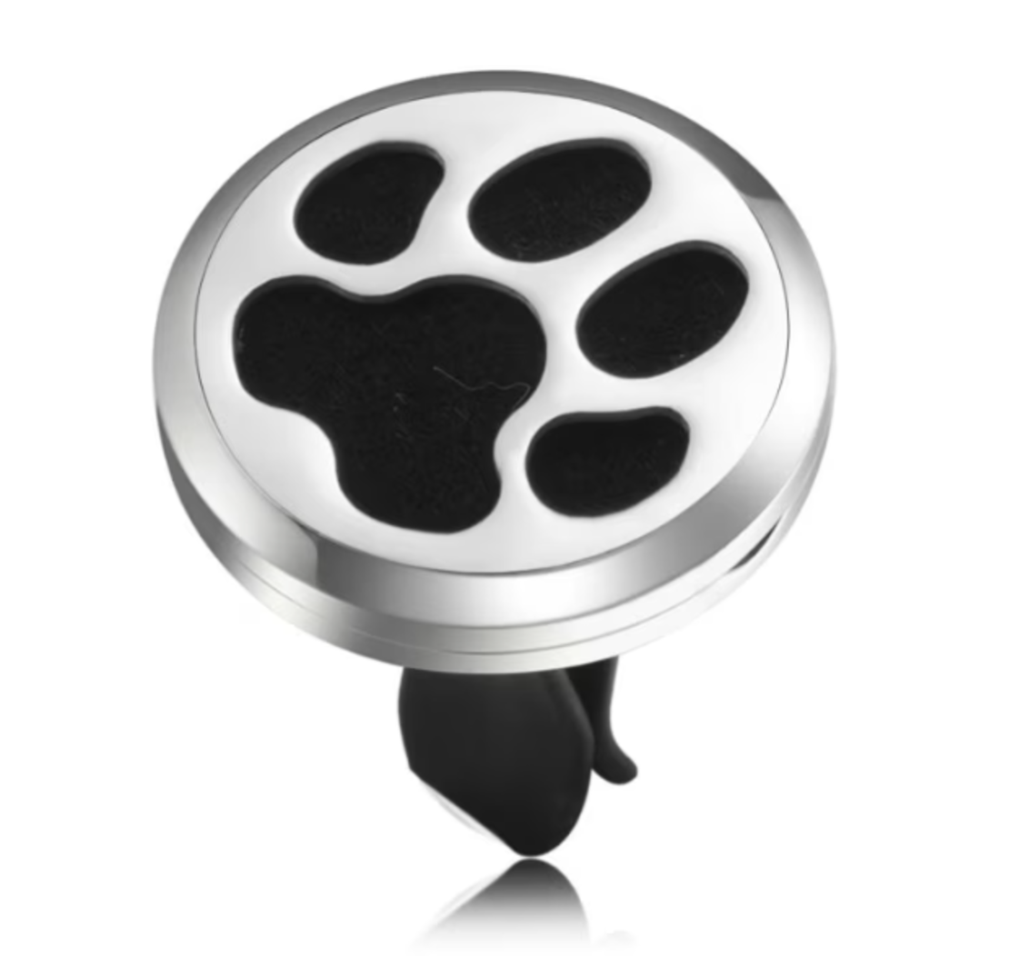 Odorizant Tip Difuzor Auto NEO™ pentru Difuzarea Pasiva a Uleiurilor Esentiale, model Dog FootPrint