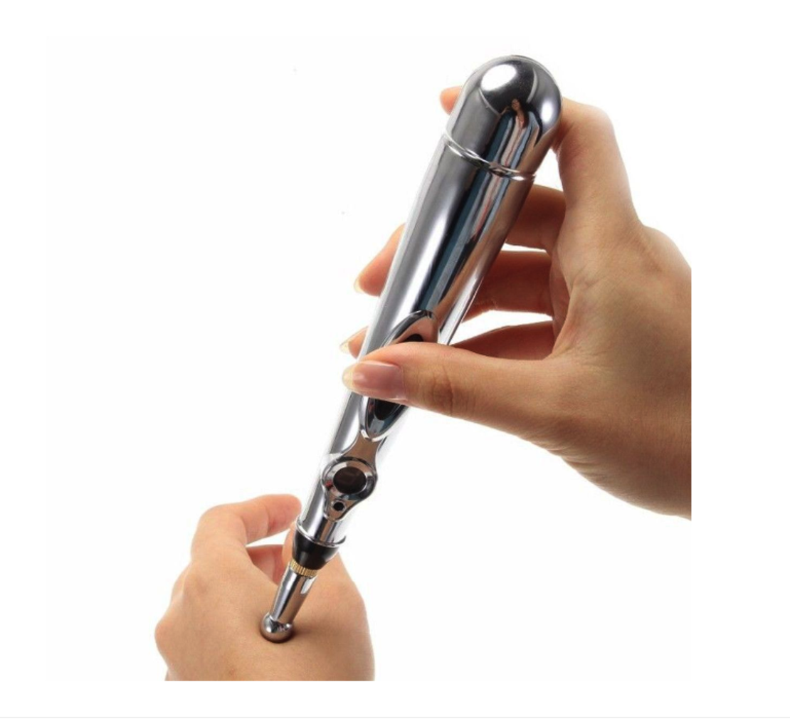 Stilou EMS NEO™, acupunctura fara ace, 2 capete incluse, cu afisaj digital