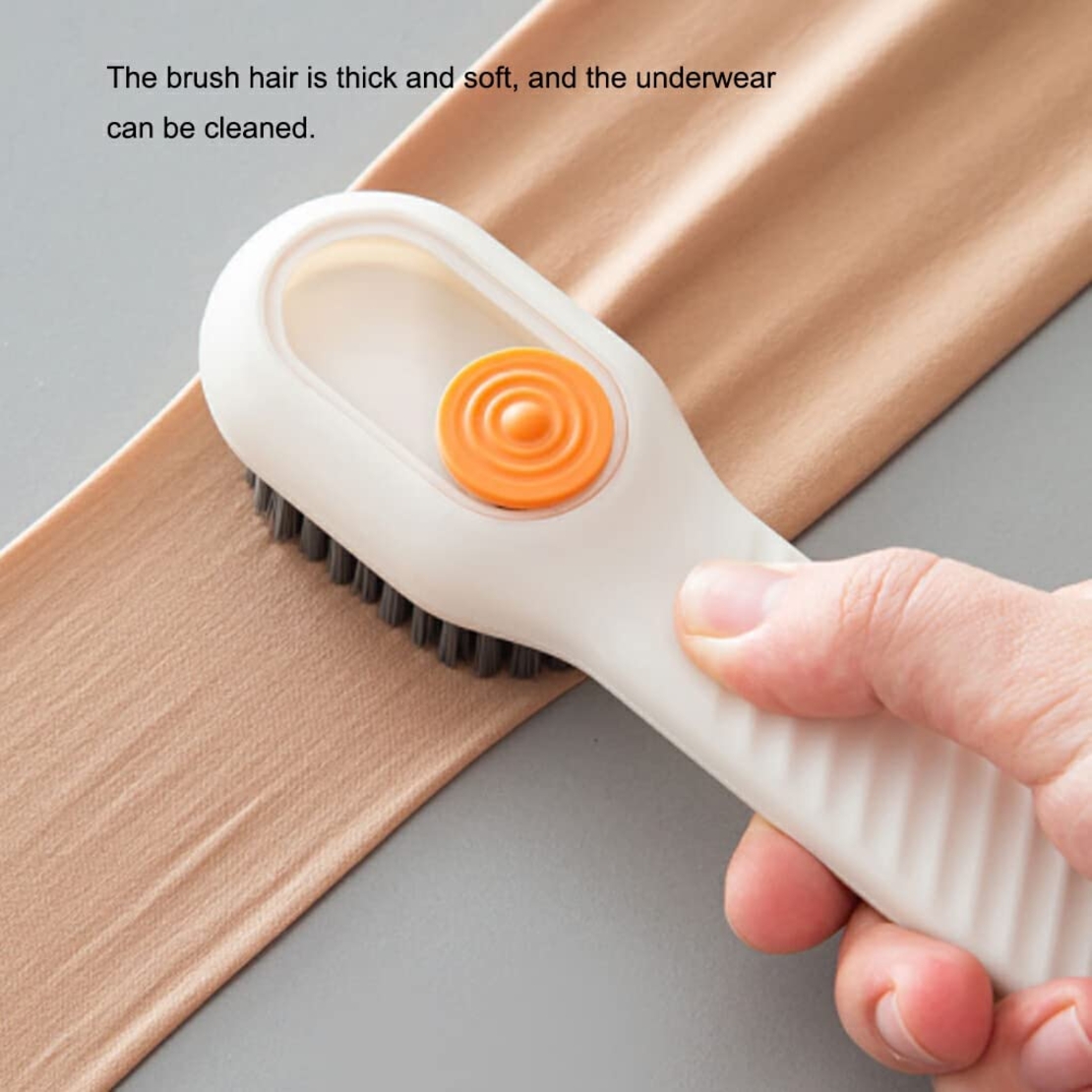 Perie de Curatare Multifunctionala Neo™ Cleany® cu recipient si pulverizator de sapun, 17 cm lungime, alba