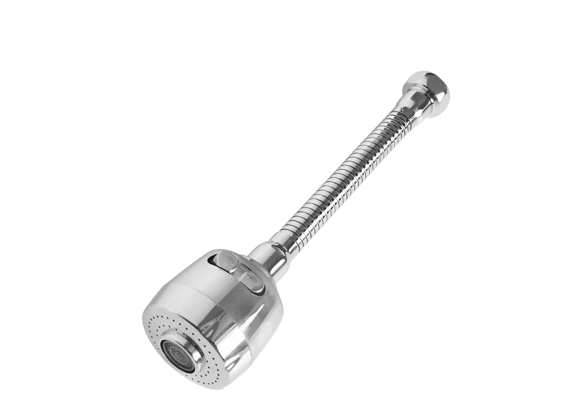 Aerator Neo™, Prelungitor, Rotire 360, 2 Moduri de Pulverizare, 18.5 CM, Argintiu