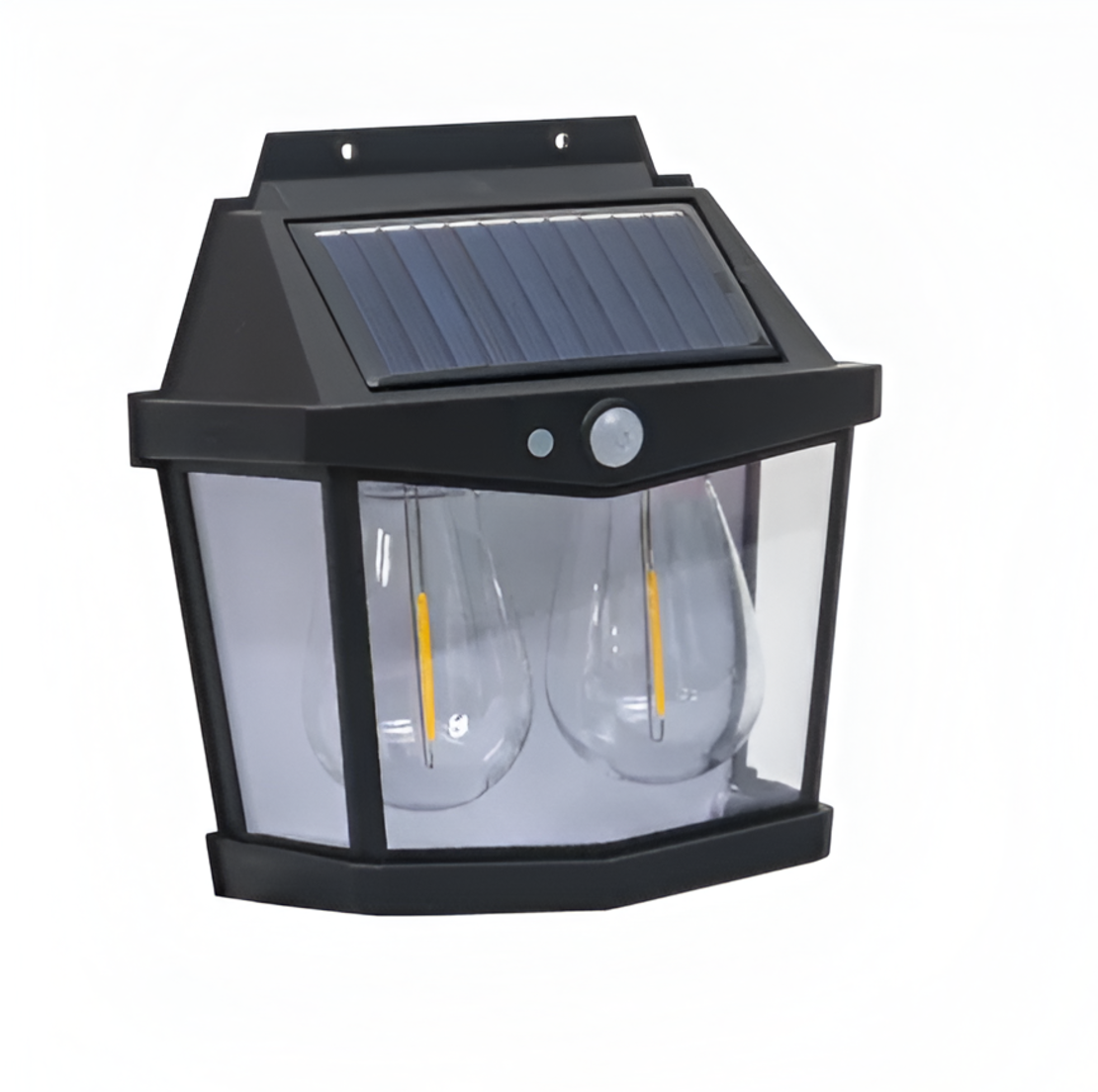 Lampa Solara de Perete, cu 2 Becuri LED, Senzor de Miscare, 3 moduri de Lumina, Neo™