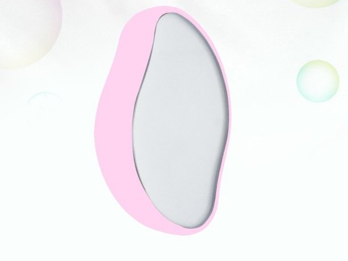 Dispozitiv de Epilare prin Frecare cu cristale, Salestore.ro® pentru indepartarea parului si exfoliere, reutilizabil, fara durere, Roz Cald