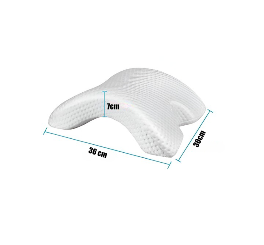 Perna Ortopedica cu Spuma cu Memorie, Contur Anatomic, 30x36 cm, Neo™
