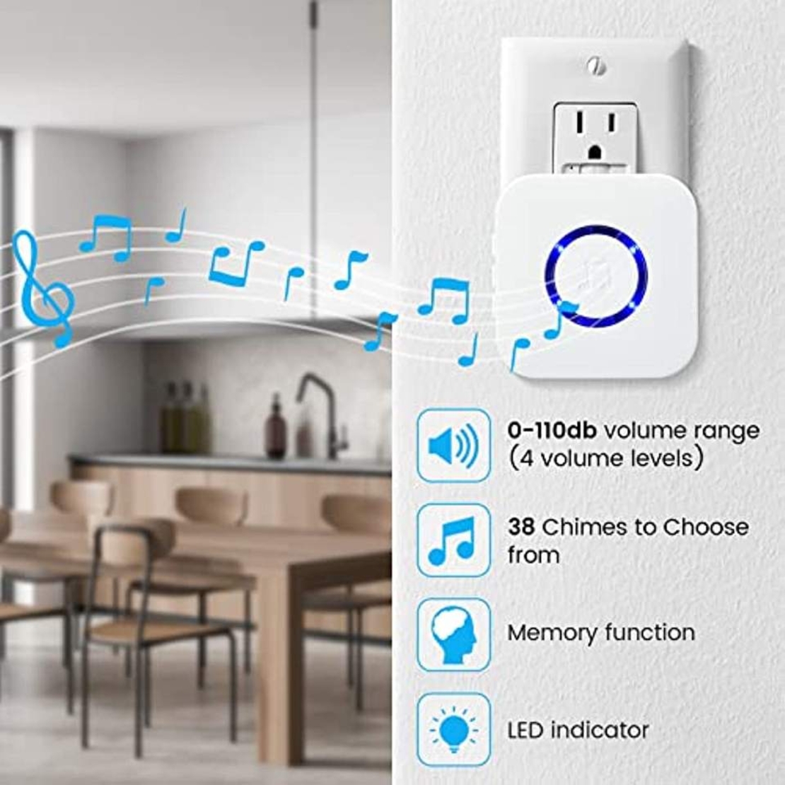 Buton SOS de Panica pentru varstnici Neo™ Tuya®, Aplicatie Smart, fara WIFI, Alb/Rosu