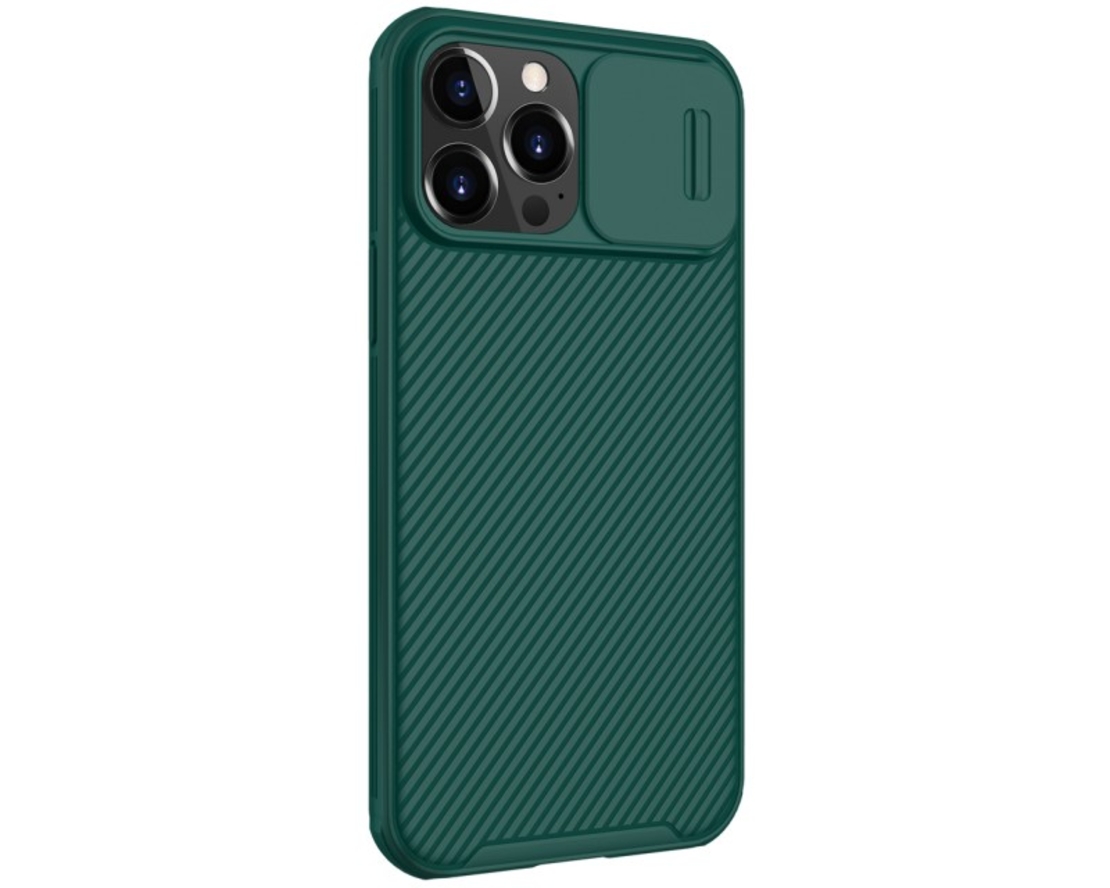 Husa Nillkin Camshield Pro Case compatibila cu iPhone 12 Pro Max, Dark Green