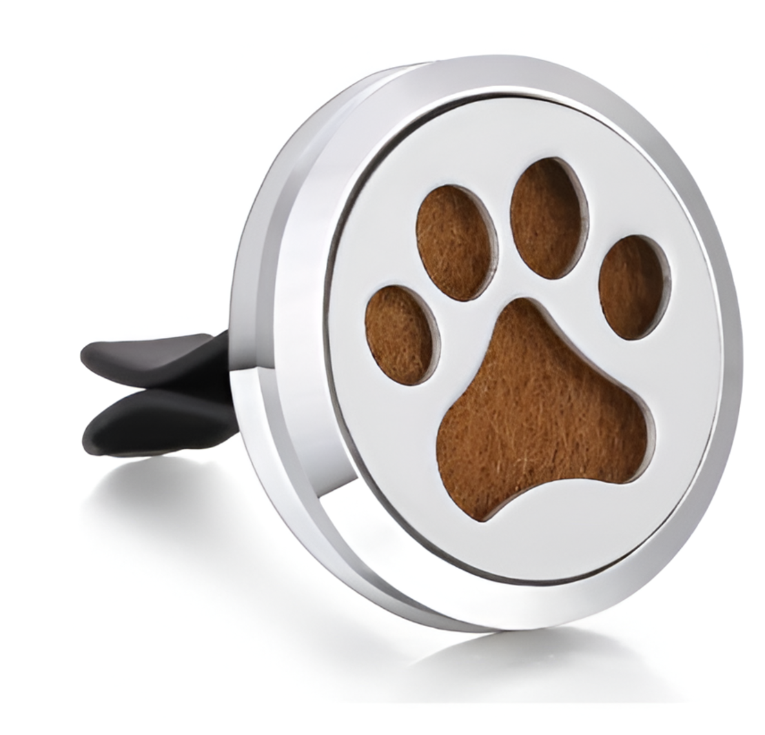 Odorizant Tip Difuzor Auto NEO™ pentru Difuzarea Pasiva a Uleiurilor Esentiale, model Dog FootPrint