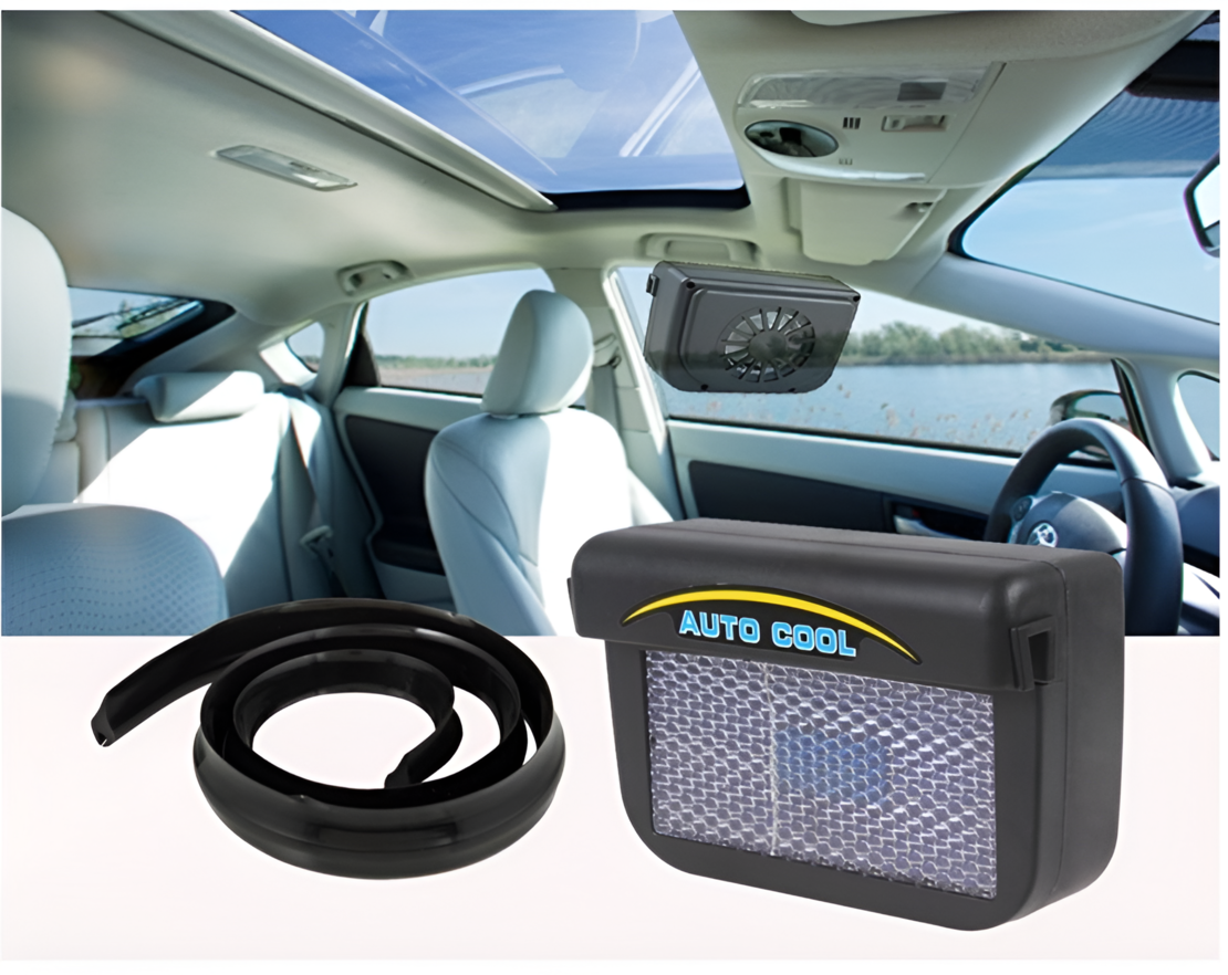 Mini Ventilator Auto NEO™, cu Incarcare Solara