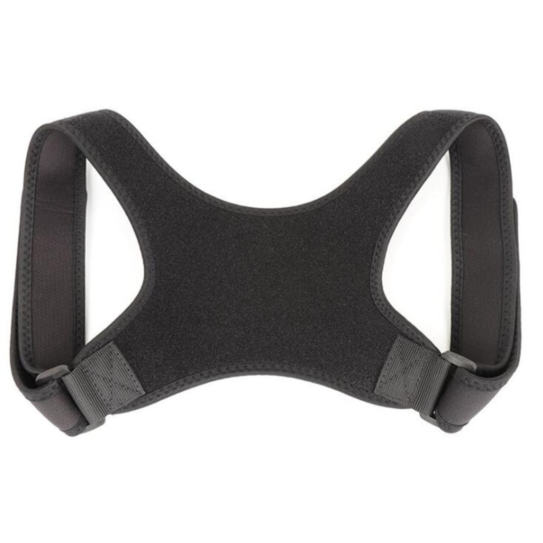 Corector de postura pentru indreptare spate, Neo™, bretele ajustabile, ham suport pentru indreptare, unisex, material textil, negru