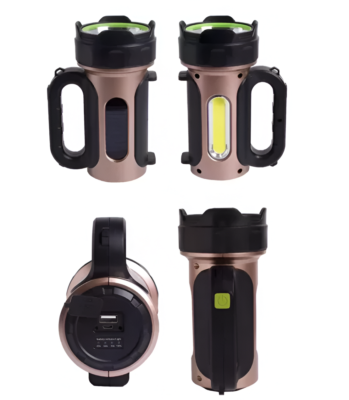 Lanterna Solara, 30W, LED frontal si lateral, Raza iluminare 500 m, putere 30 w, Stroboscop, Neo™