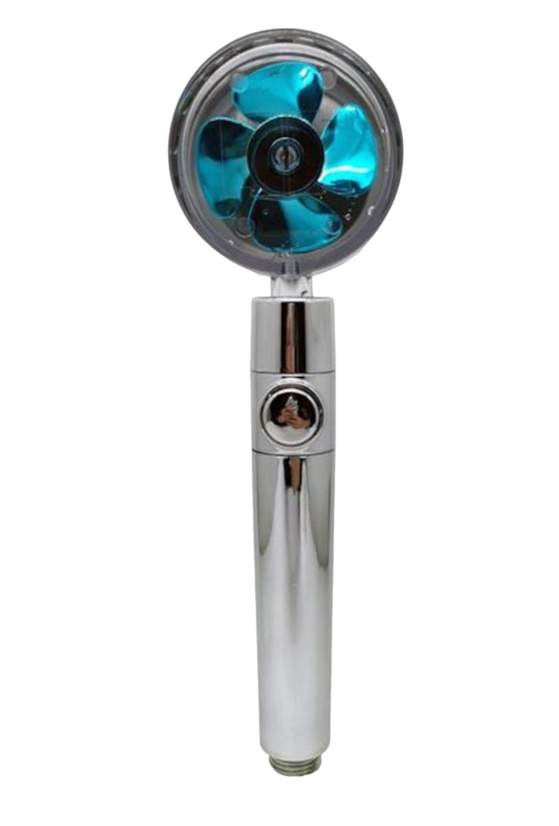Para cap de dus, cu elice, conexiune 1/2” albastru