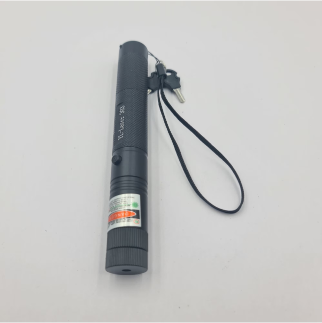 Laser Verde Neo™ cu Acumulator si Cheie de Blocare, 16 cm, Negru