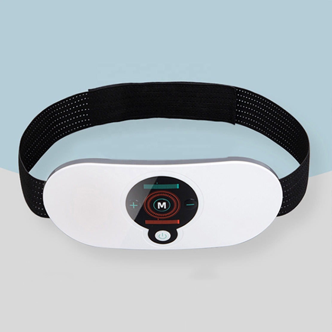Centura Masaj cu electrostimulare si infrarosu, Neo™ Premium, cu 5 programe de masaj si 18 niveluri de intensitate, pentru slabit, tonifiere si masaj abdomen, fese, coapse, spate