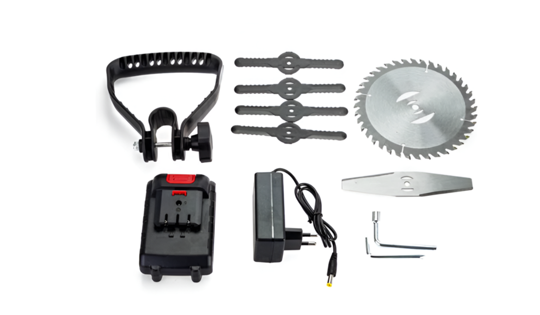 Masina de Tuns Iarba Electrica, Cu Accesorii Incluse, 12 V, Rosie, NEO™