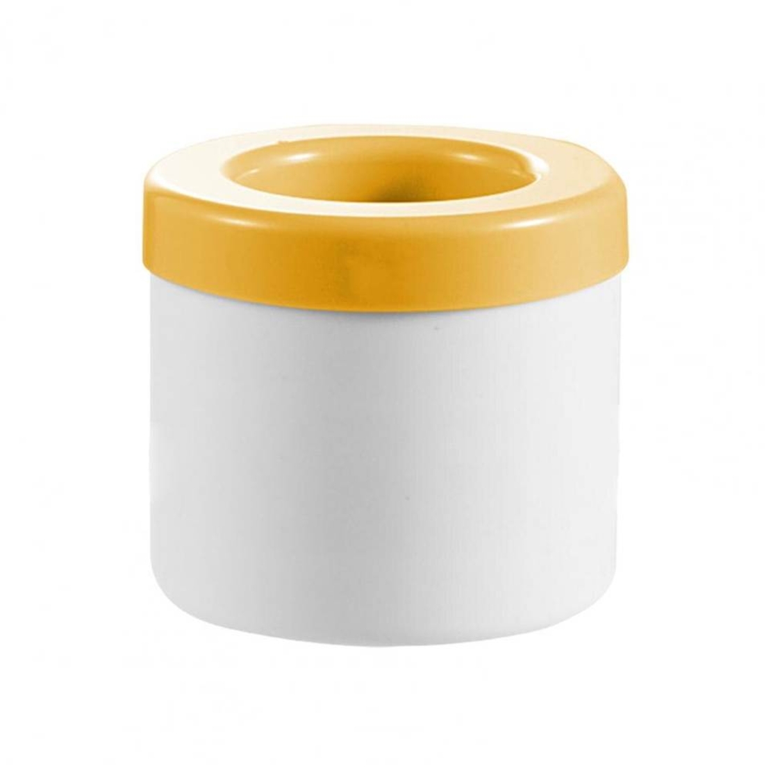 Forma Gheata Pentru Racirea Bauturilor, Neo™ Ice-Ice-Baby®, din Silicon Fara BPA, cu Capac, Alb-Galben