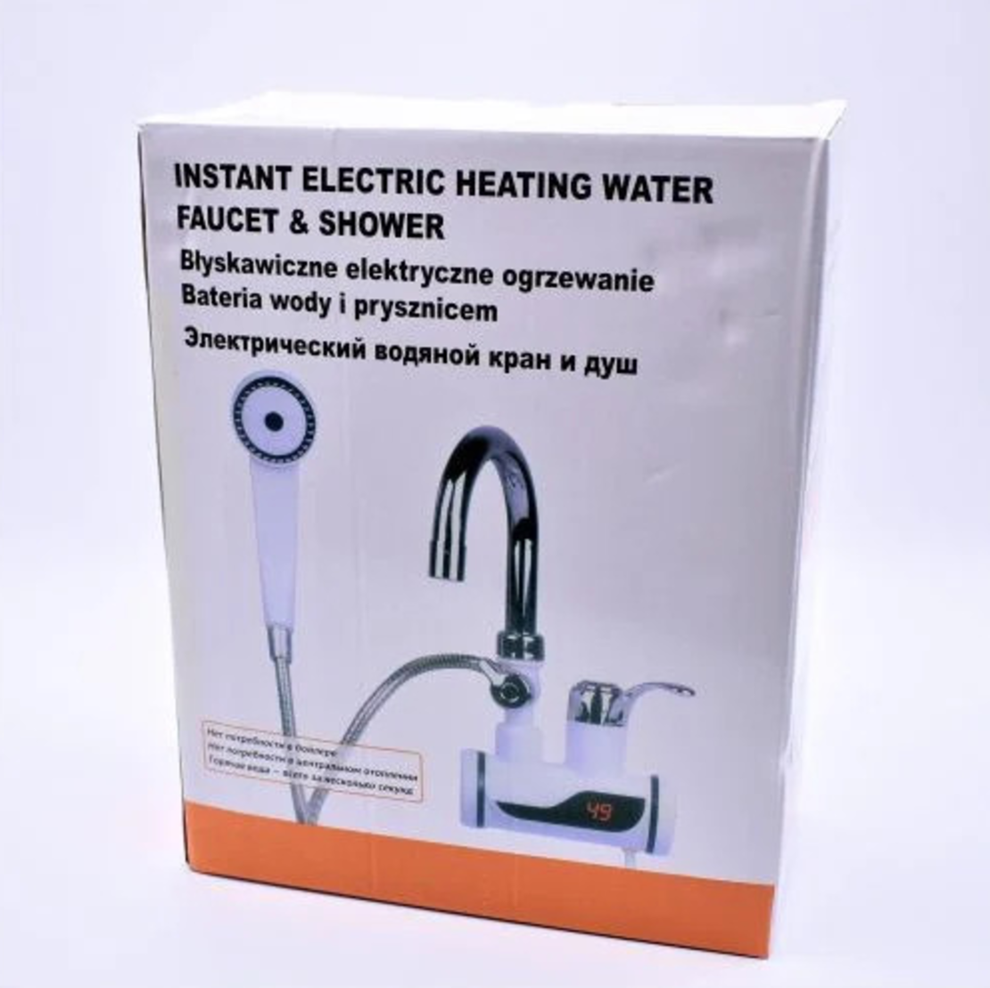 Robinet Electric Instant NEO™ cu Dus, Prindere in Chiuveta, cu Afisaj Digital, 3 KW, 2l / min