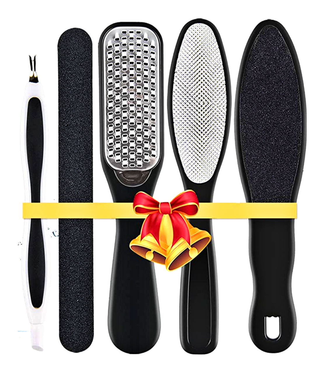 Set Aparat indepartare bataturi si piele uscata Calus Neo Foot Polisher, display digital, LED, incarcare USB, capat suplimentar si 3 role, 2000 rpm, Negru