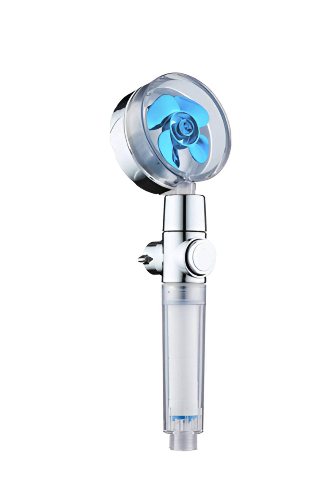 Cap de Dus cu Presiune Neo™, 360°, turbo Incorporat, Presiune reglabila, Albastru