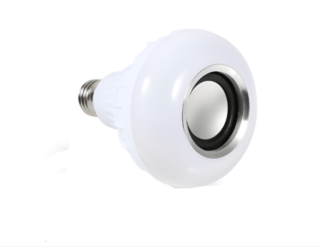 Bec Inteligent cu Difuzor, 12W, E27, Bluetooth, Controlabil prin Aplicatie Android/iOS, LED RGBW si Adaptor de Priza 220V, Neo™