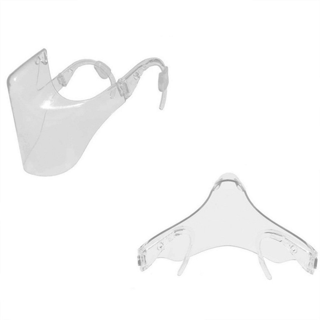Masca protectie faciala nas gura pentru Femei, Neo Half, transparenta, usoara, dezinfectabila, reutilizabila, fashion