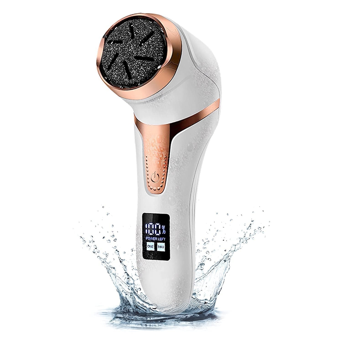 Aparat Profesional pentru indepartare bataturi Calus Premium Neo™ Foot Polisher Vacuum, cu aspirator, inlatura si pielea uscata, display digital, LED, incarcare USB, 2 role, 2700 rpm, V510 IPX7