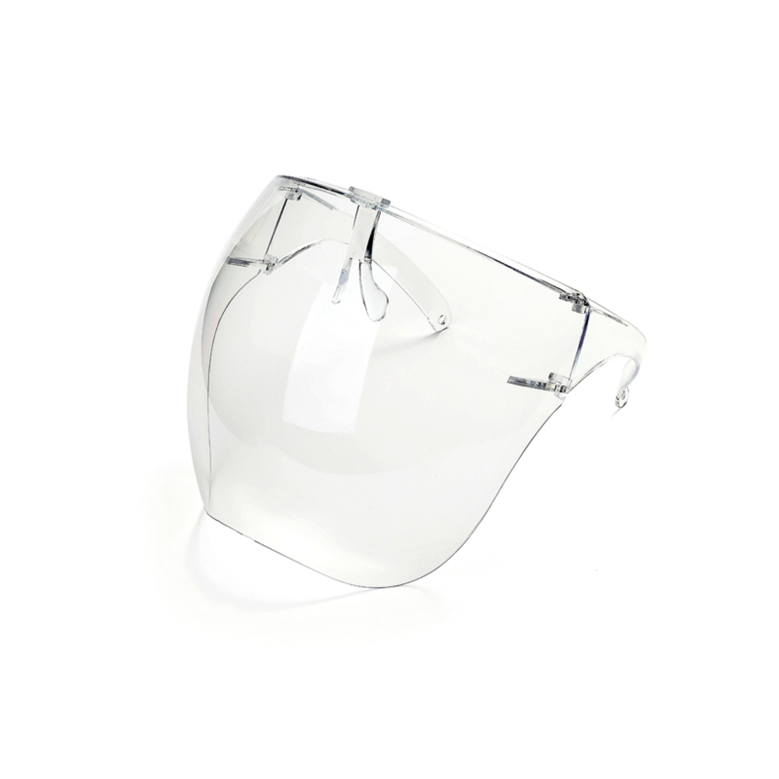 Viziera de Protectie Transparenta, Refolosibila, Fixare Confortabila pe Urechi cu Brate Tip Ochelari