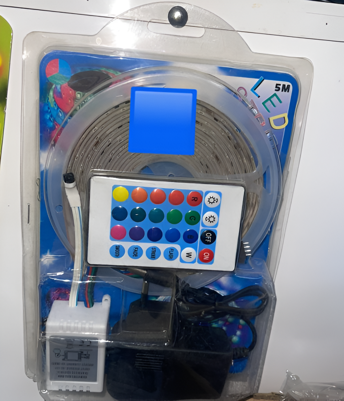 Banda LED RGB NEO™, cu Telecomanda si Transformator, 5m