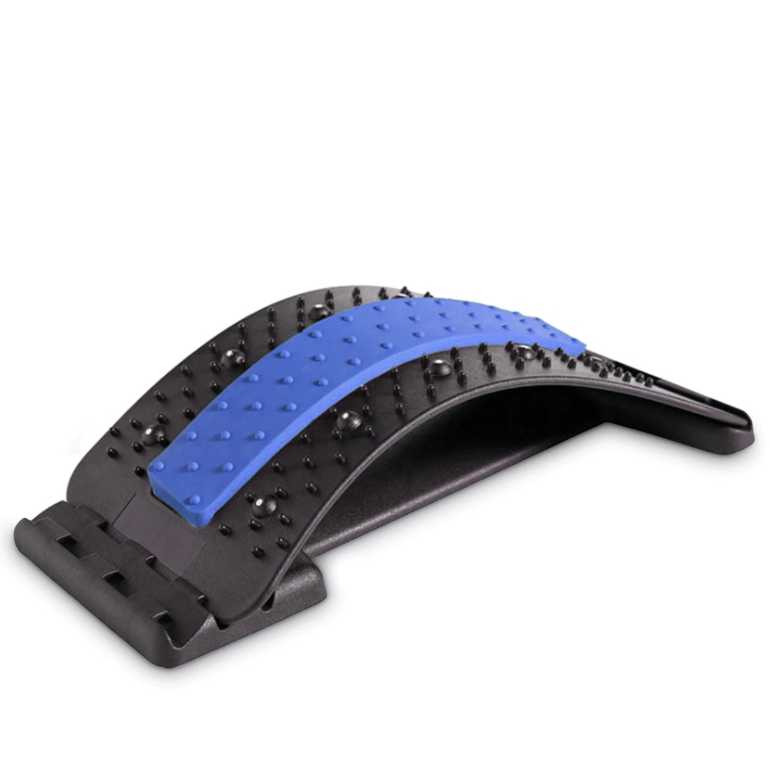 Dispozitiv de Masaj Lombar Neo™ cu Functie de Presopunctura si Stretching maxim 150 kg, Indigo