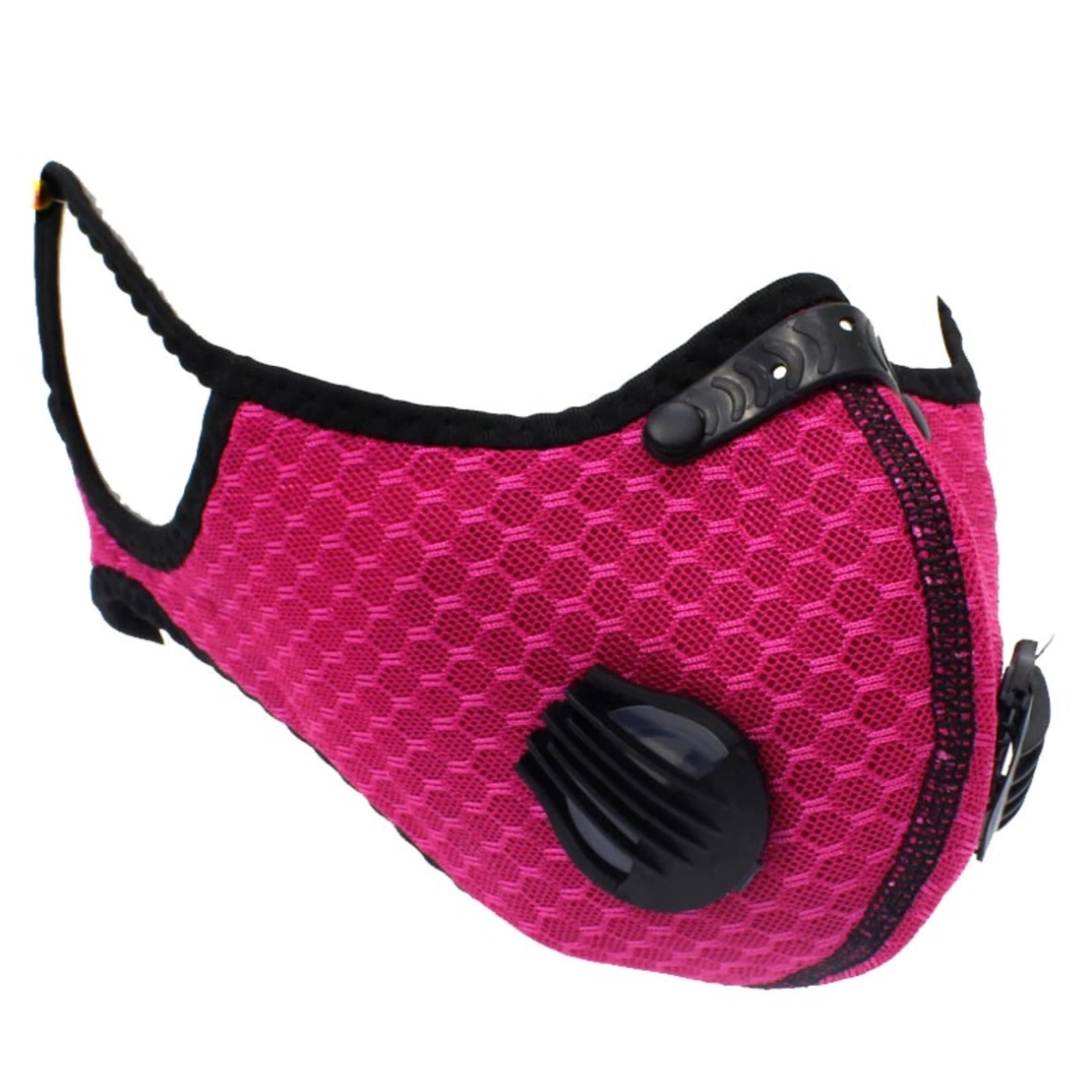 Masca de protectie textila cu filtru, detasabil, reutilizabila, Neo Filter, Roz