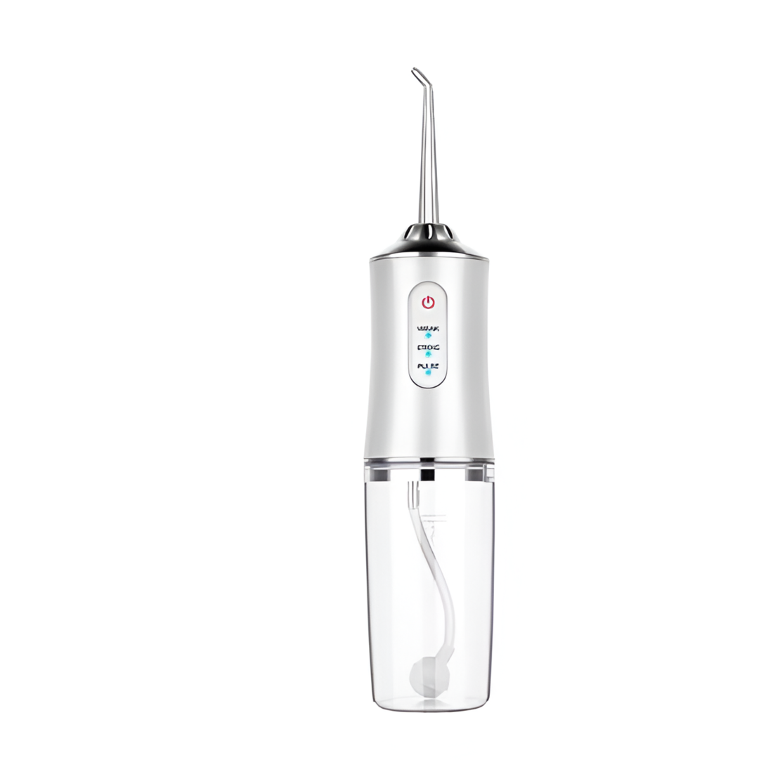 Irigator Bucal Neo™, Fara Fir, 3 moduri, Rezervor 230 ml, 1400-1800 impulsuri/minut, Alb