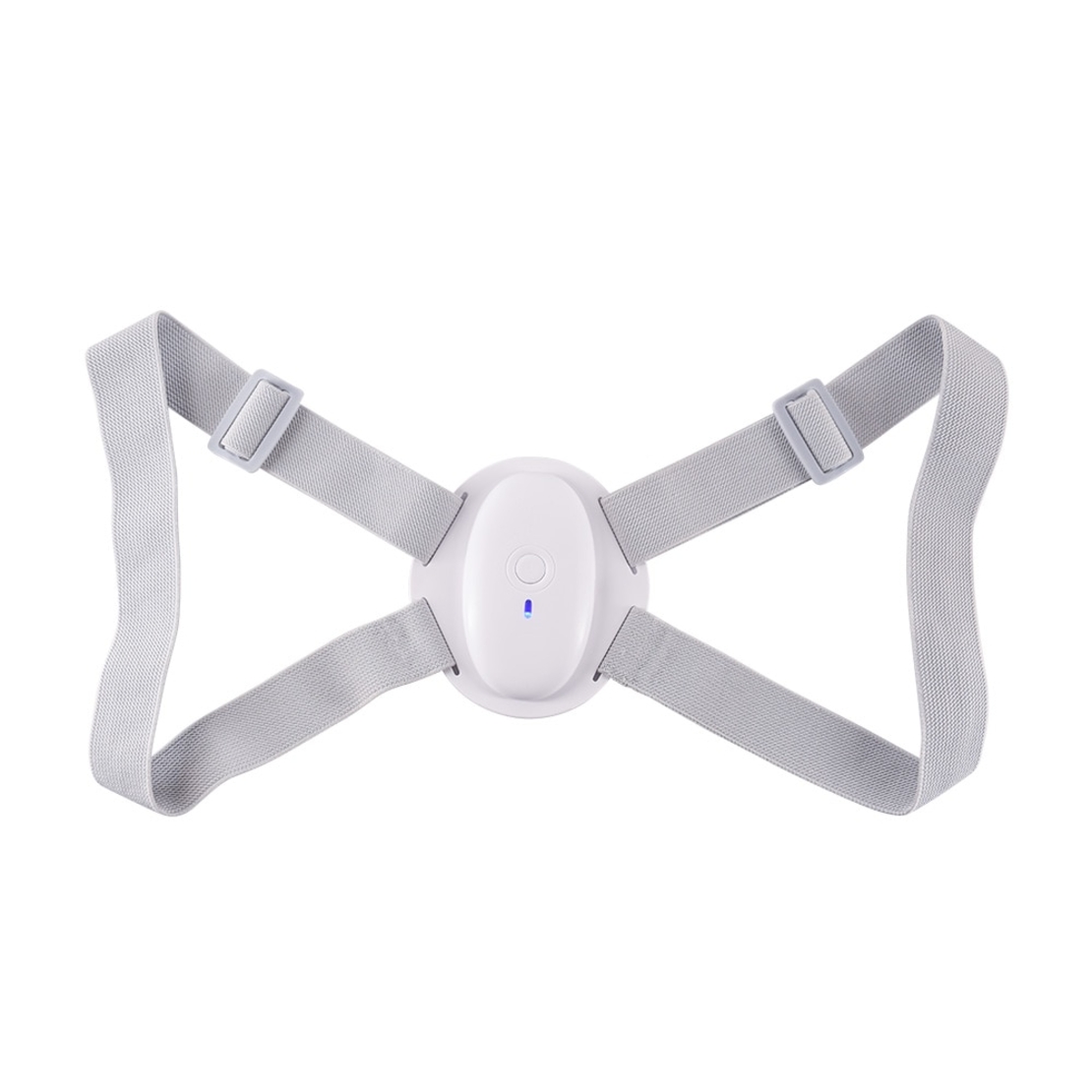 Corector de postura smart Neo™® W-102Z, atentionare prin vibratii, pentru coloana, umeri si clavicula, suport cu marime reglabila, unisex, textil, gri