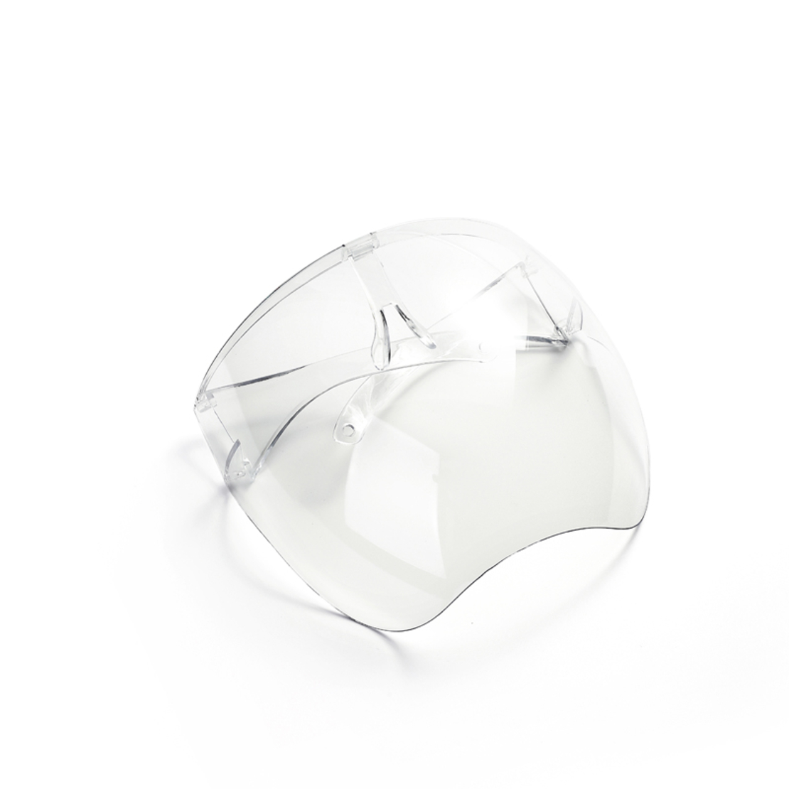 Viziera de Protectie Transparenta, Refolosibila, Fixare Confortabila pe Urechi cu Brate Tip Ochelari