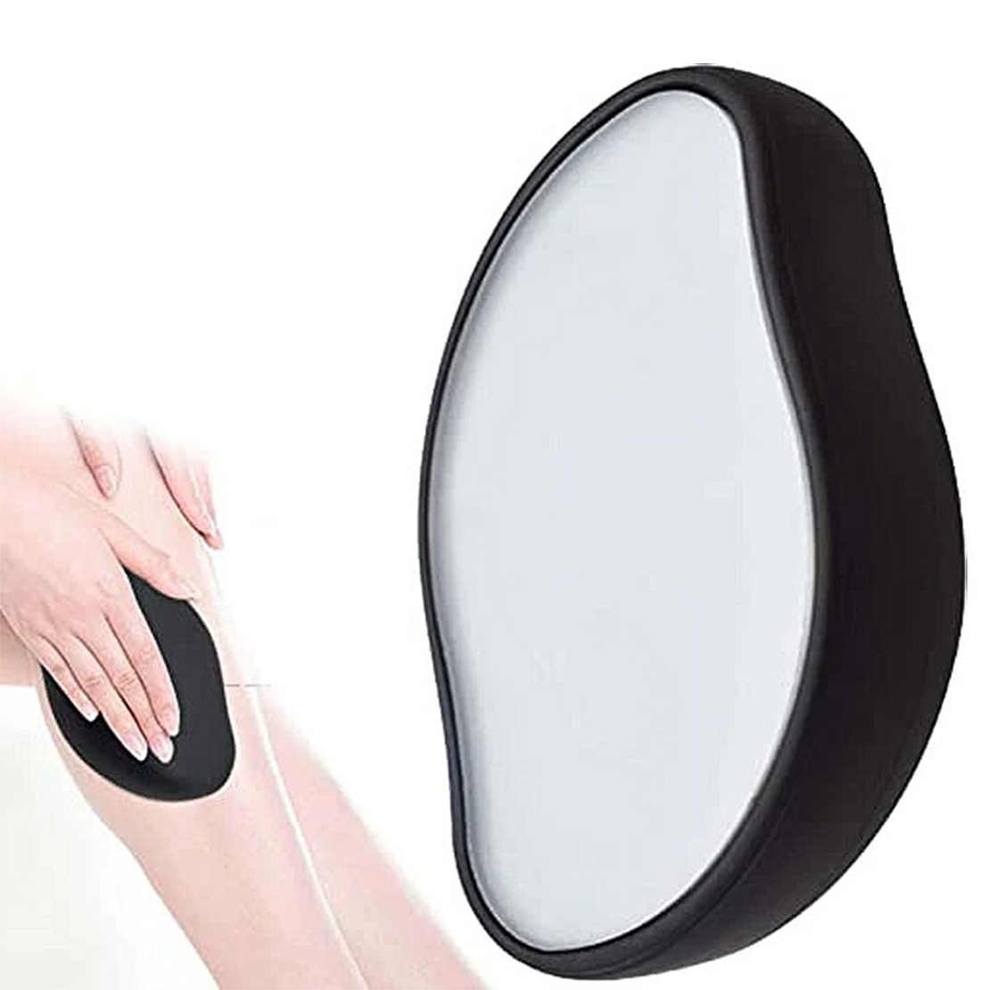 Dispozitiv de Epilare prin Frecare Neo™ Epyl®, Portabil, Reutilizabil, Epilator Fara Durere, Piatra Cristal, Antracit inchis